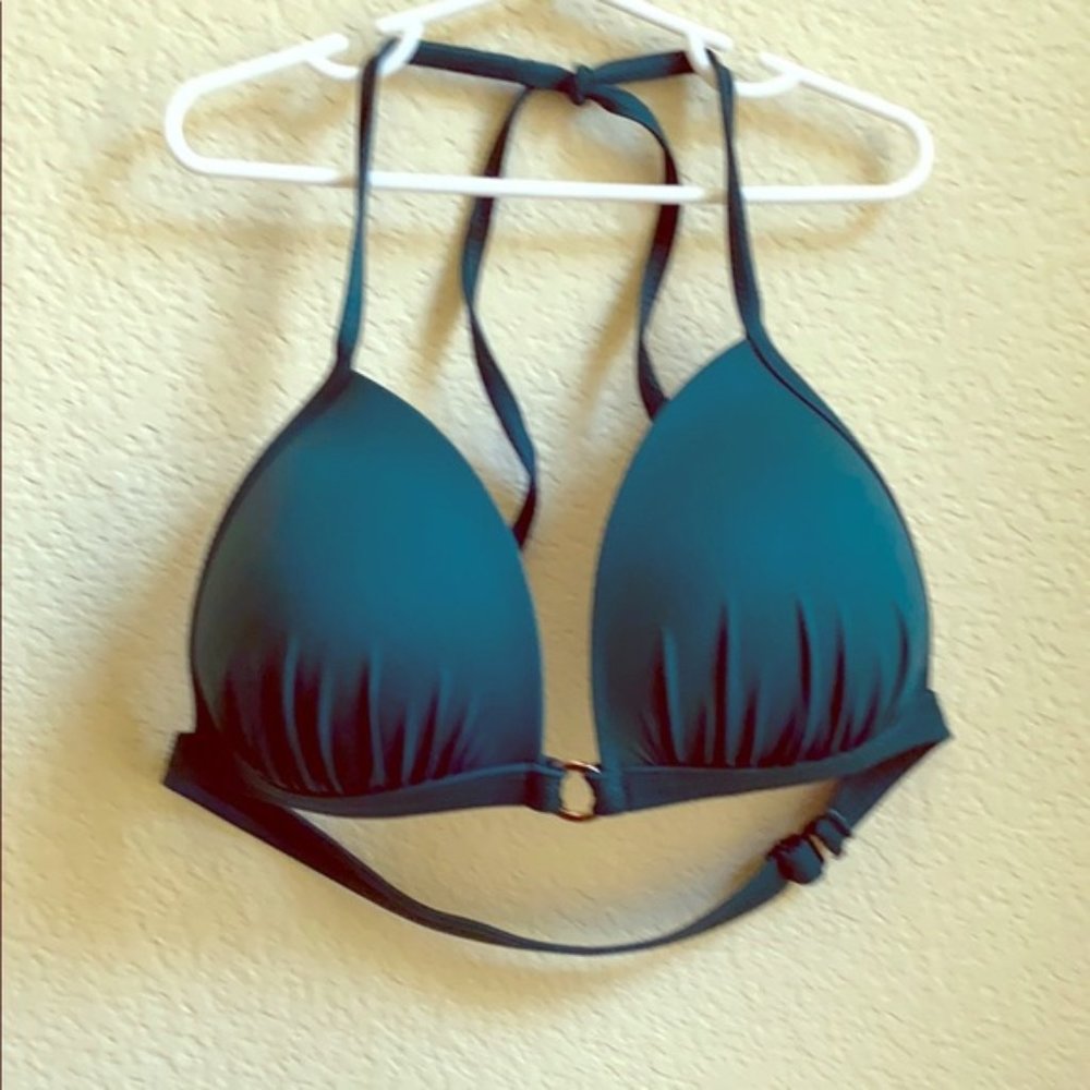 Venus enhancer push up  triangle top Emerald Green